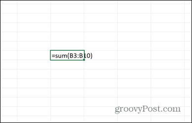 célula de fórmula do excel