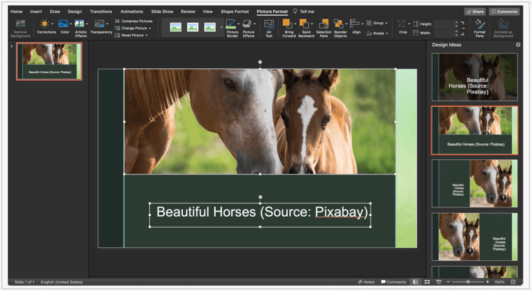 Como adicionar legendas de imagens do Microsoft PowerPoint