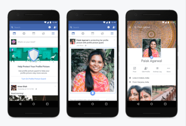 O Facebook testa novas ferramentas para gerenciar fotos de perfil na Índia.