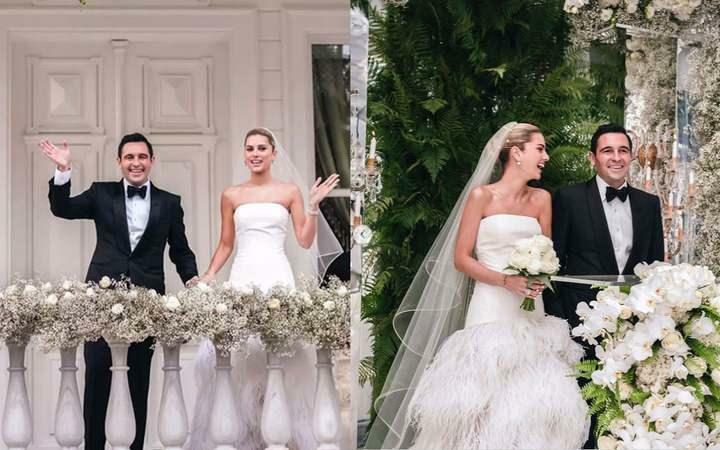 Fotos do casamento do casal Hacı e Nazlı Sabancı