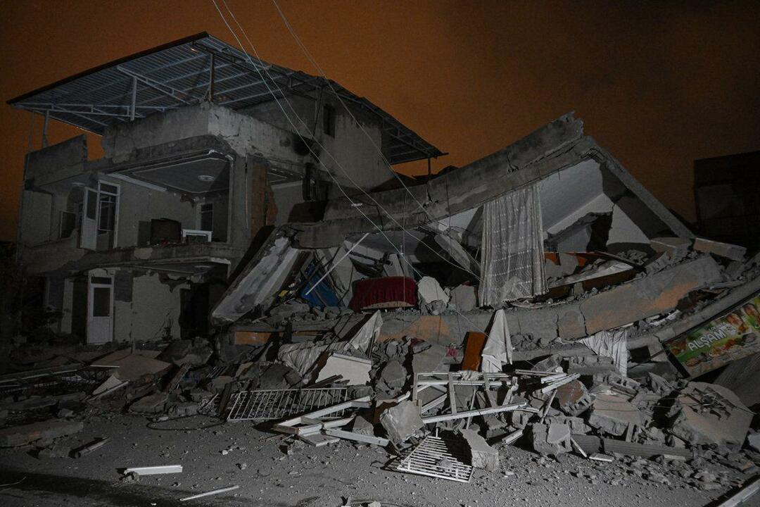 Dois terremotos assustadores em Hatay