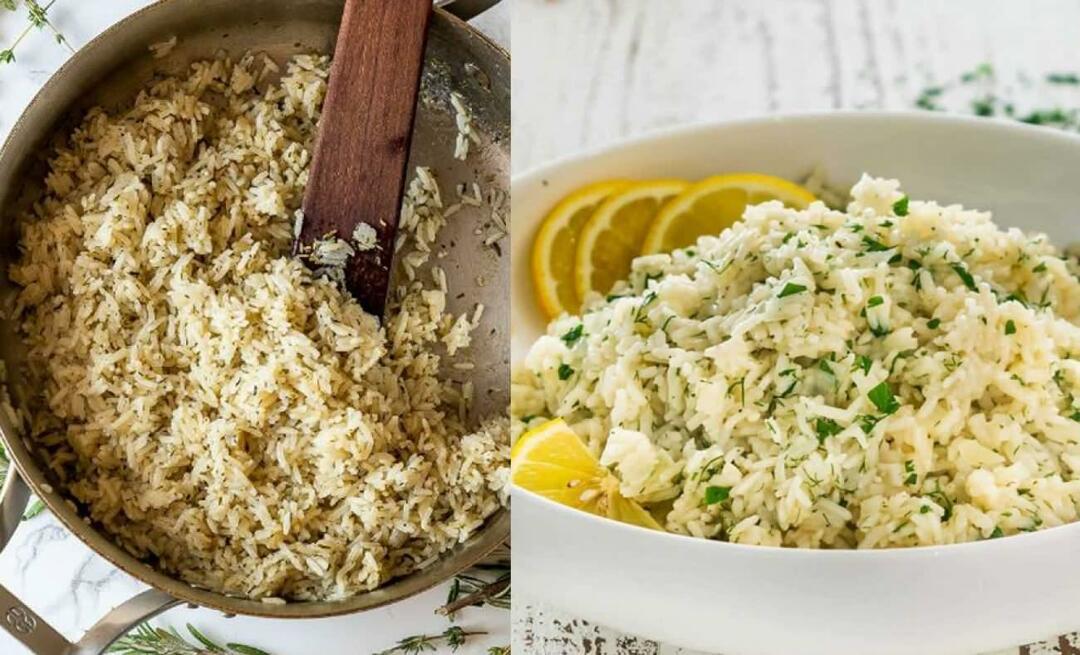 Como fazer arroz com azeite e ervas? Receita de arroz com azeite e ervas!