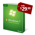 Logotipo de desconto para Windows 7 College