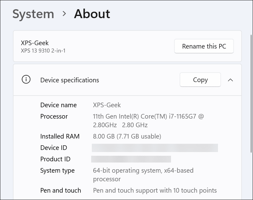 Encontre sua geração de CPU Intel no Windows 11