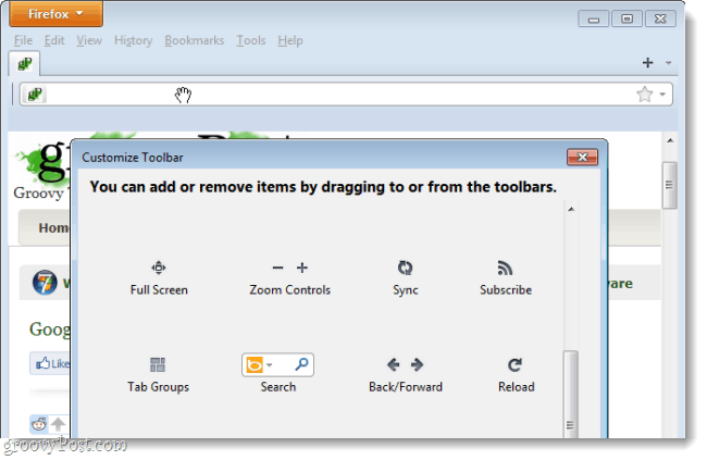 Como personalizar a barra de ferramentas e a interface do Firefox 4