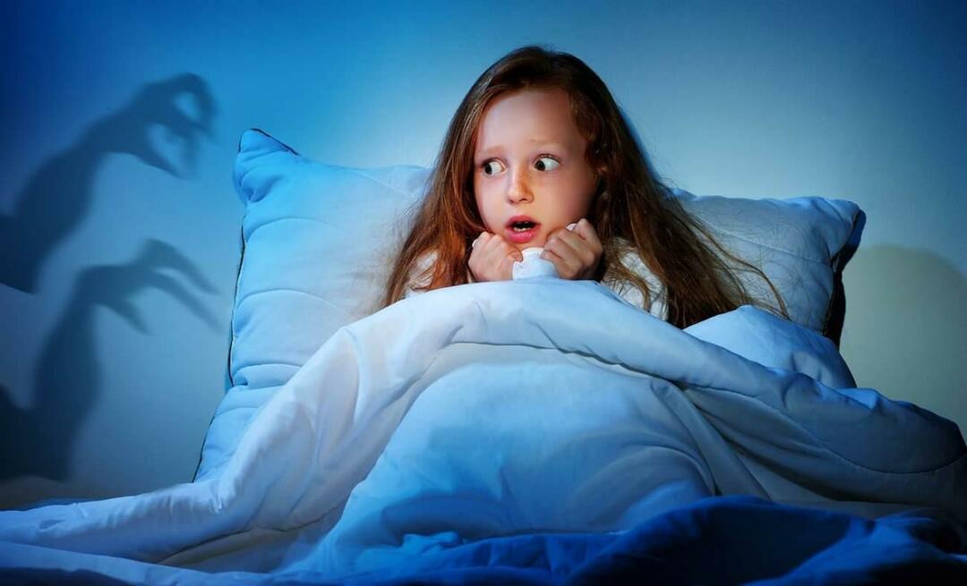 Como devem ser abordadas as crianças com medos noturnos? Quais são as causas do medo noturno?