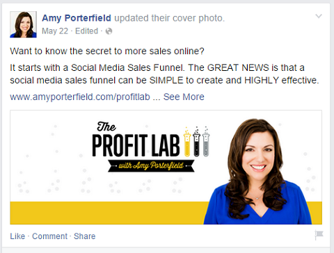 Laboratório de lucros Amy Porterfield