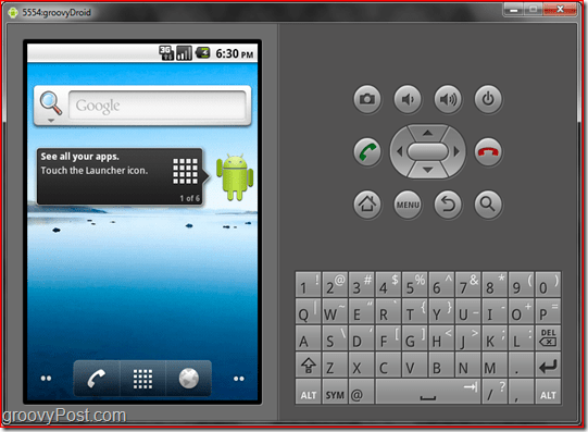 Telefone Android virtual