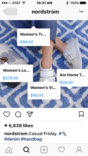 Tags de produtos compráveis ​​tornarão mais fácil para os usuários do Instagram comprarem seus produtos.