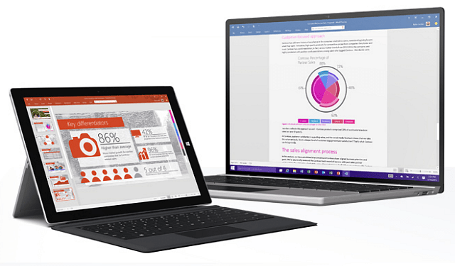 Pré-visualização do Microsoft Office 2016