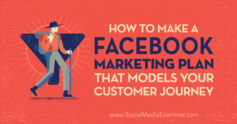 Como criar um plano de marketing no Facebook que modele a jornada do cliente, por Jessica Campos no examinador de mídia social.