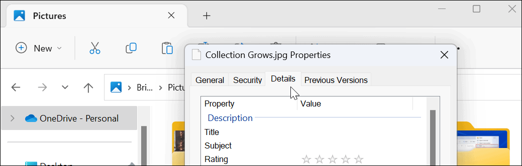 Adicionar tags a arquivos no Windows 11