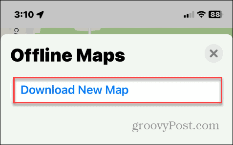 Baixe o novo mapa para uso offline