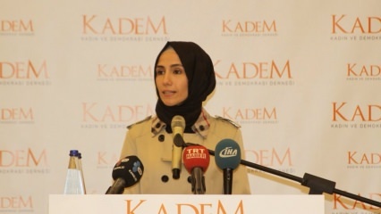 Sümeyye Erdoğan Bayraktar participa da abertura do KADEM