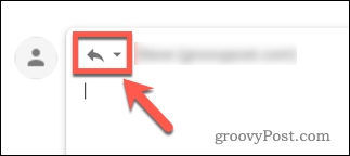 Tipo de botão de resposta do Gmail