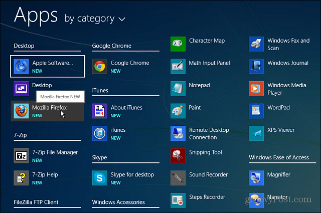 Todos os aplicativos Windows 8.1