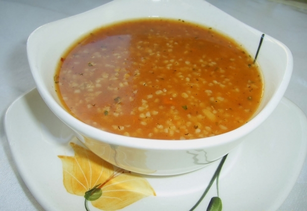 sopa de milho bulgur