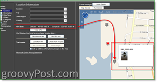 Microsoft Pro Photo Tools GPS adiciona metadados para GEO:: groovyPost.com