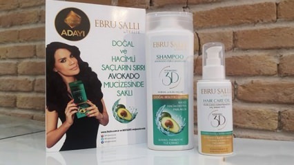 Revisão do shampoo Ebru Avallı 3D Avocado extrato