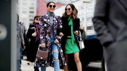 2018 Primavera-Verão a moda de rua mais elegante