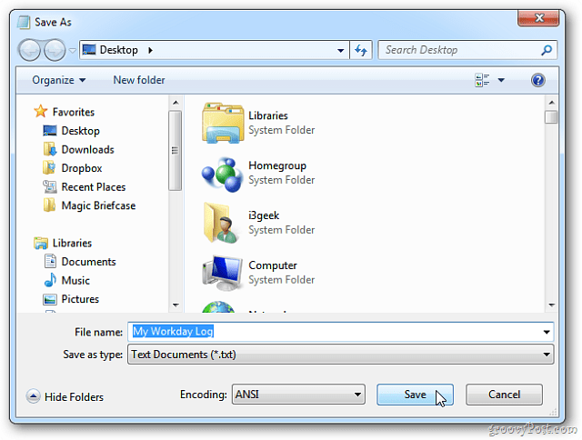 Bloco de notas do Windows: Criar logs com registro de data e hora