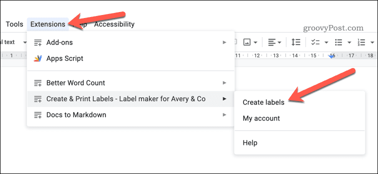 Criar um marcador no Google Docs