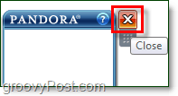 fechar todos os gadgets do Windows 7, incluindo o Pandora