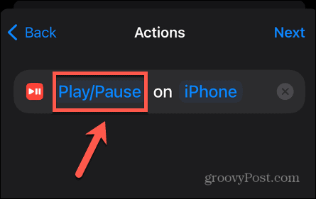 atalhos play pausa ação