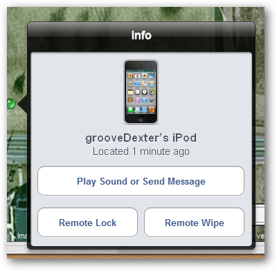 bloquear ou limpar ou enviar uma mensagem para o seu iphone perdido ipad ou ipod