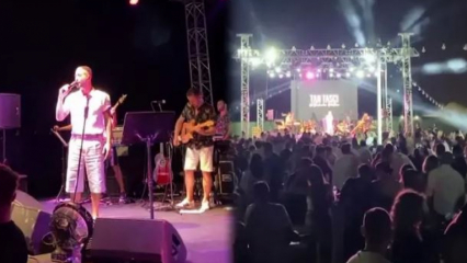 As regras da distância social foram quebradas no concerto do jovem cantor Tan Taşçı!
