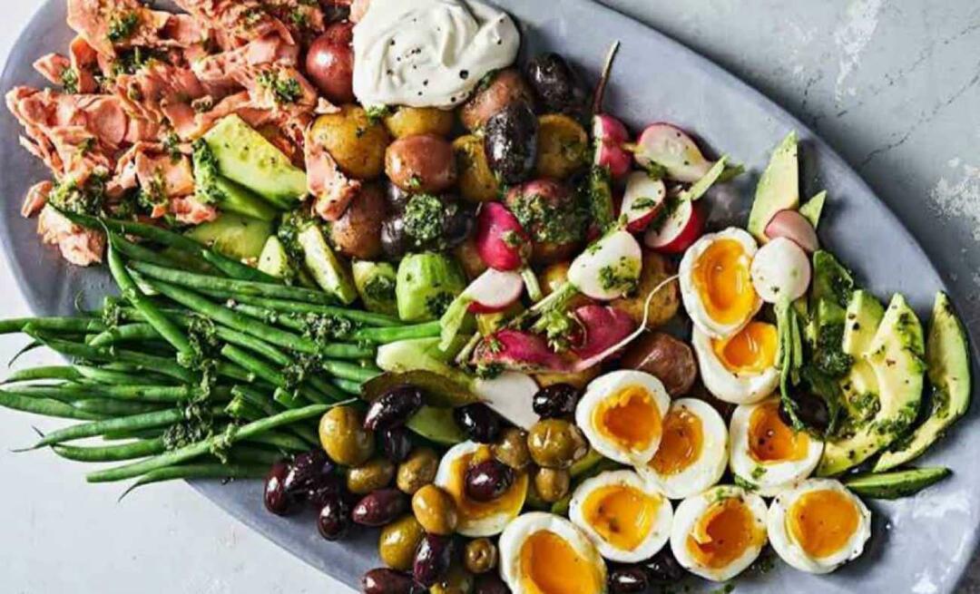 Você não vai se cansar da salada francesa! Receita de salada niçoise