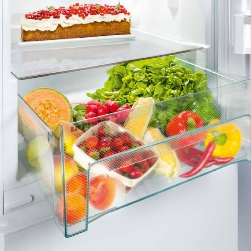 Para que serve o compartimento de gavetas da geladeira, como ele é usado?