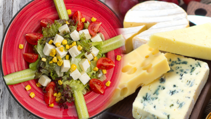 Dieta de queijo que perde 10 quilos em 15 dias! Como comer qual queijo o torna fraco? Dieta de choque com queijo cottage e salada