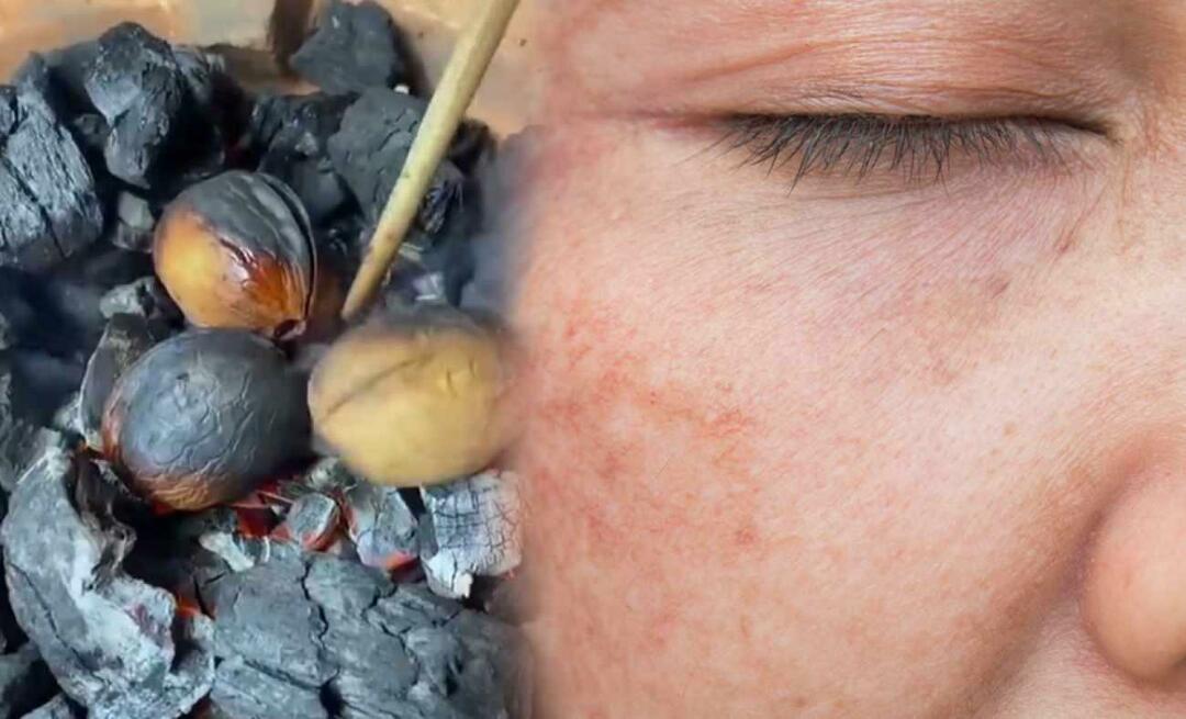 Uma mistura de nozes e azeite que apaga manchas e marcas de queimadura no rosto com apenas uma caneta!