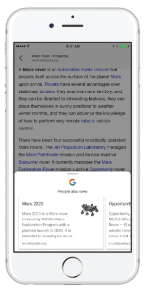 O Google apresenta uma nova ferramenta de descoberta de conteúdo no Google App para iOS.