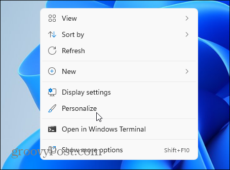 Personalize o Windows 11