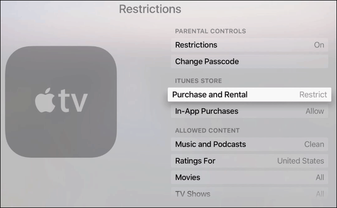 3 restrições nova apple tv