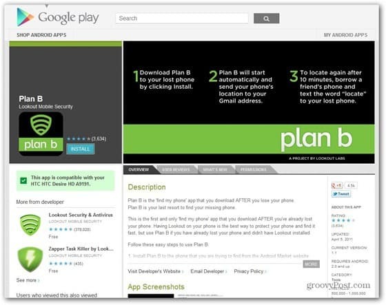 plano b loja google play