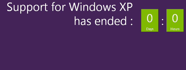 A Microsoft encerra o suporte ao XP