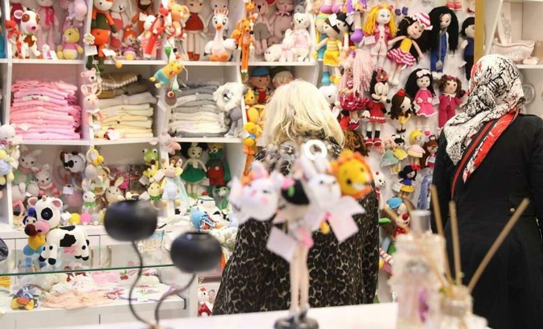 Os escritórios de vendas de artesanato em Gaziosmanpaşa tornaram-se uma fonte de renda para as mulheres!