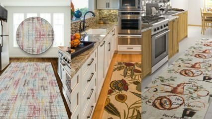 Os modelos de tapete de cozinha mais modernos da temporada