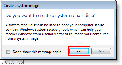 Windows 7: Crie uma imagem do sistema
