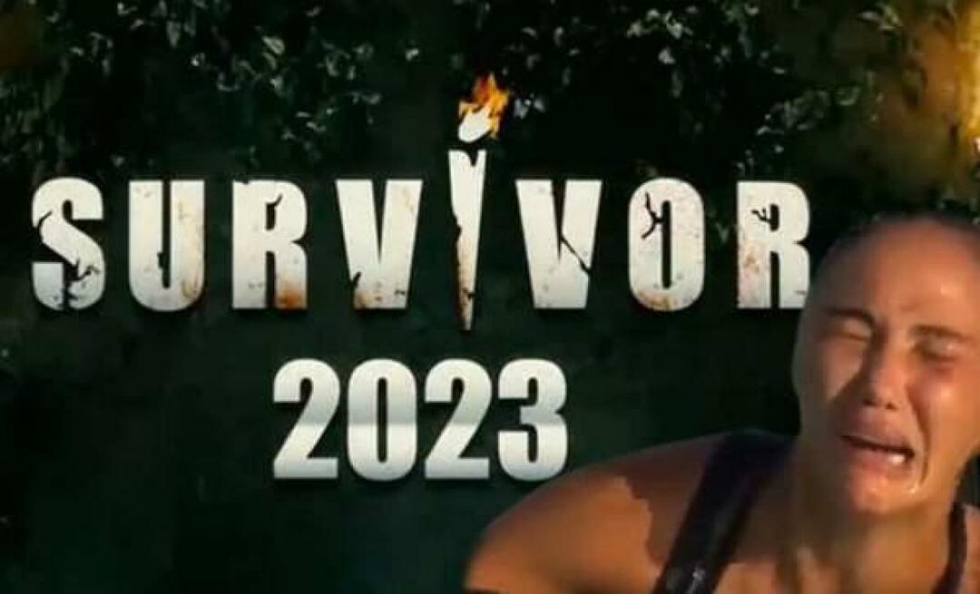 Lesão dolorosa em Survivor! Kardelen voltando da série foi internada