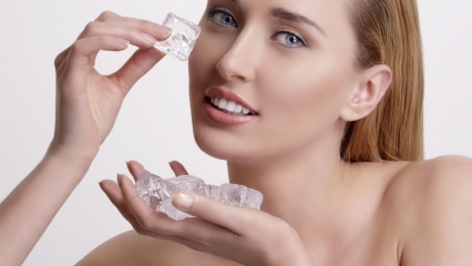 Quais são os benefícios do gelo para a pele? O gelo é aplicado à acne?