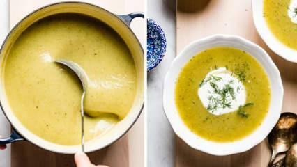 Como fazer sopa cremosa de abobrinha saudável? Receita fácil de sopa cremosa de abóbora