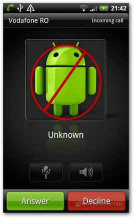 Android: Como rejeitar chamadas de determinados contatos