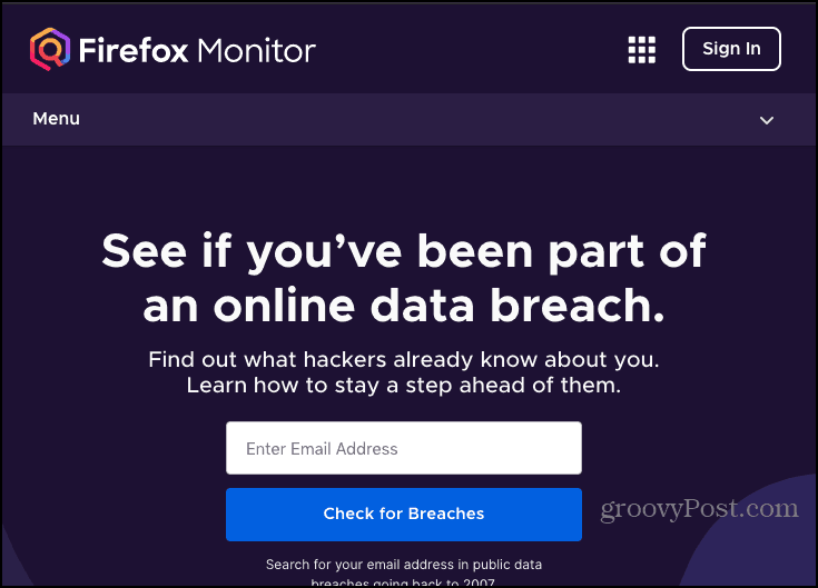 E-mail ou senha hackeados? O Firefox Monitor está nele