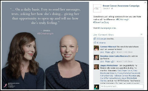 campanha de conscientização sobre câncer de mama estee lauder
