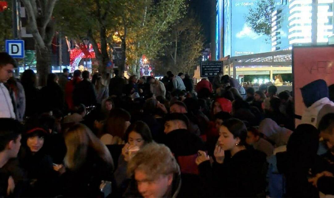 Vigília da 'Sephora' na rua Bagdat! Ouvindo o presente que ele correu