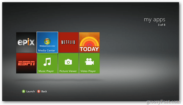 Windows 7 Media Center com Xbox 360 - Stream Digital Media